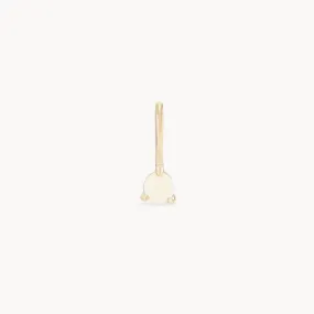 serendipity october birthstone charm - 10k yellow gold charm, opal