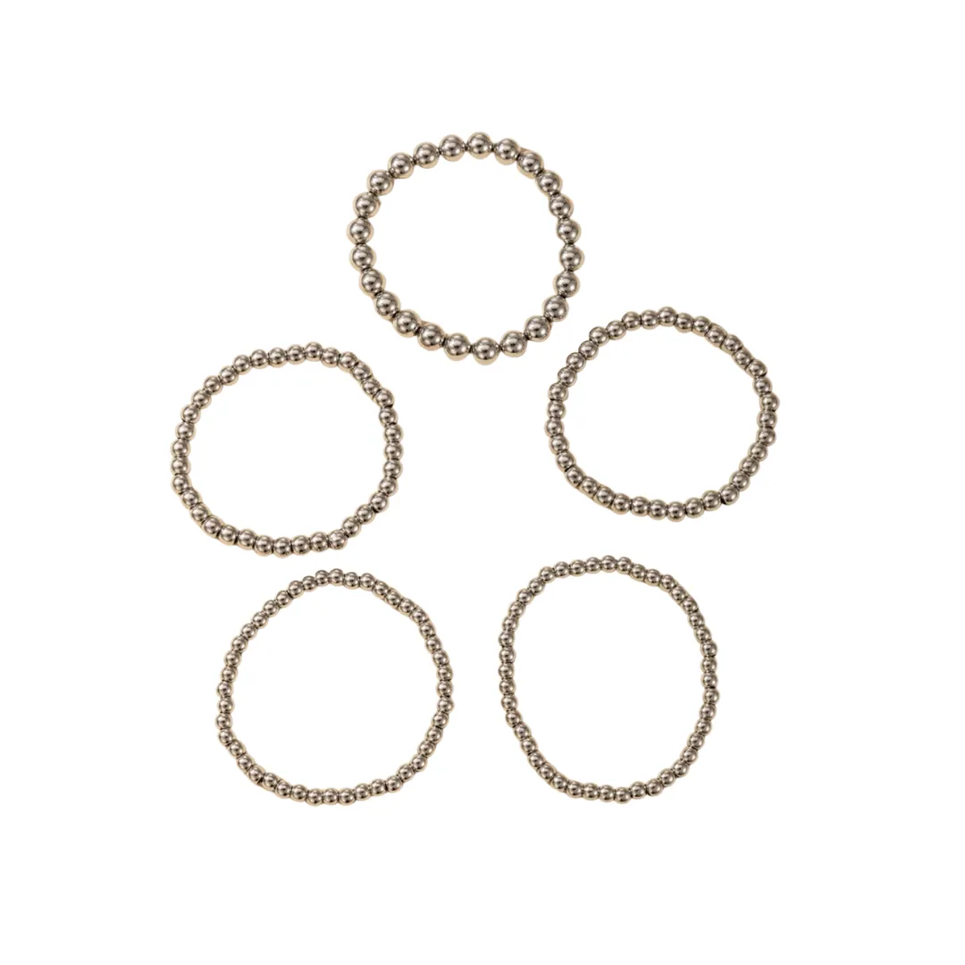 Silver Ball Bracelets