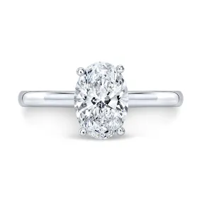 Solitaire Diamond Prong Engagement Ring Mounting
