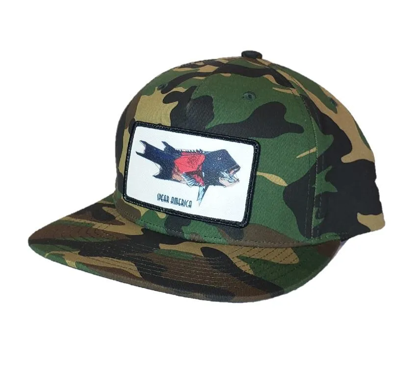 Spear America Trucker Hat  Patch Sheephead