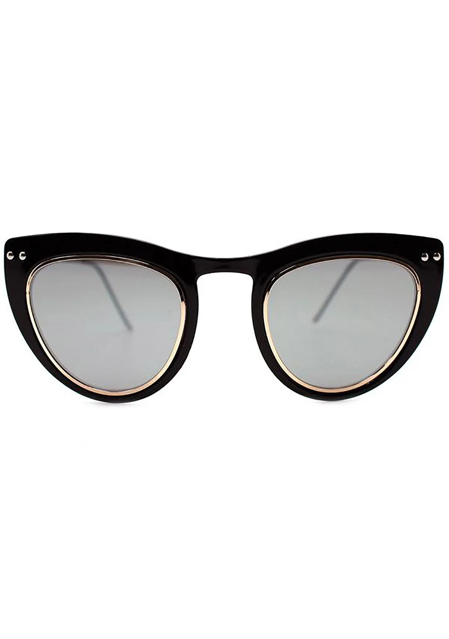 Spitfire Outward Urge Sunglasses in Black/Silver
