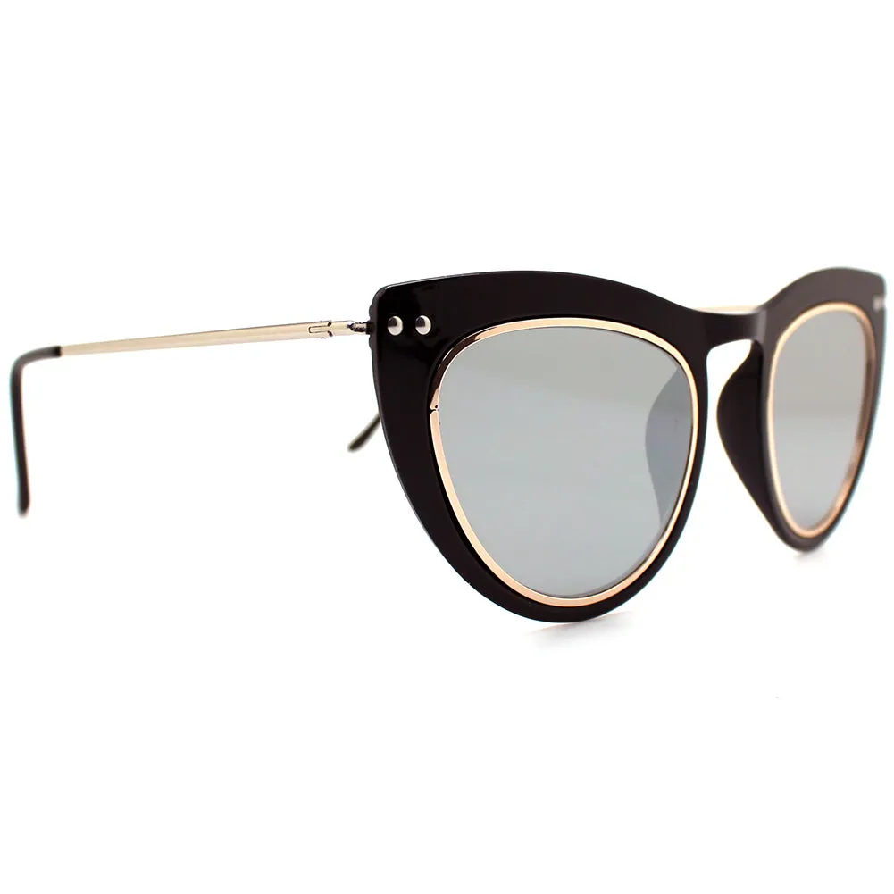 Spitfire Outward Urge Sunglasses in Black/Silver