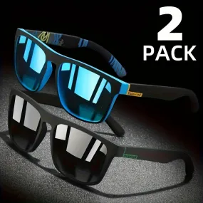Square Polarized Sunglasses Anti-Glare Sun Shades