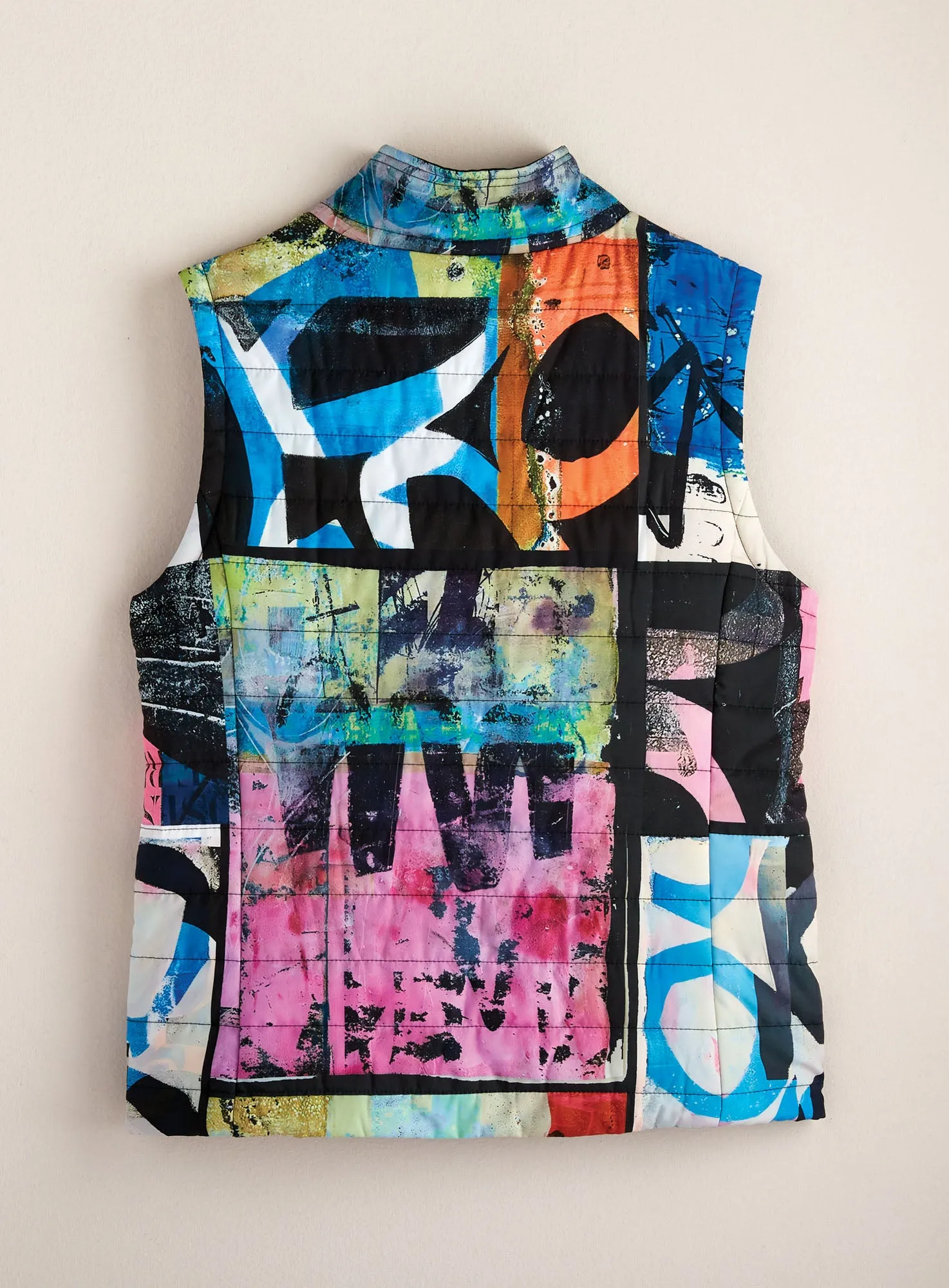 Street Style Reversible Quilted Vest