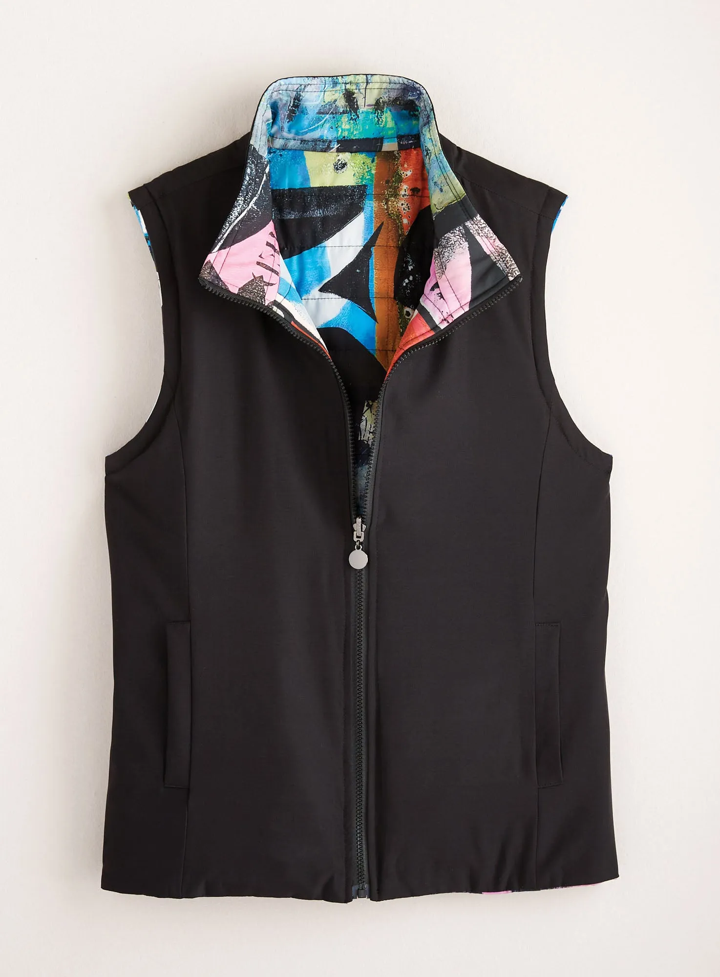Street Style Reversible Quilted Vest