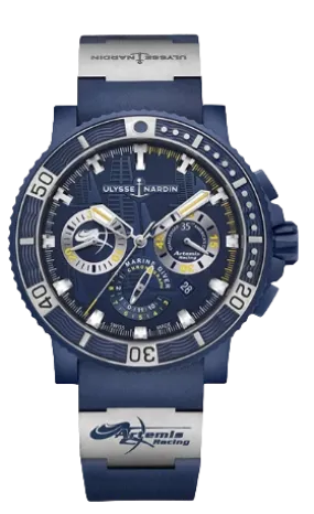 Ulysse Nardin Maxi Marine Diver Chronograph Artemis Stainless steel & Rubber Men's Watch
