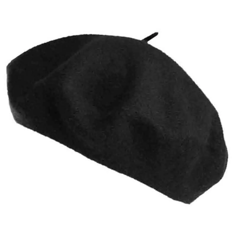 Unisex Classic French Wool Beret - Angela & William