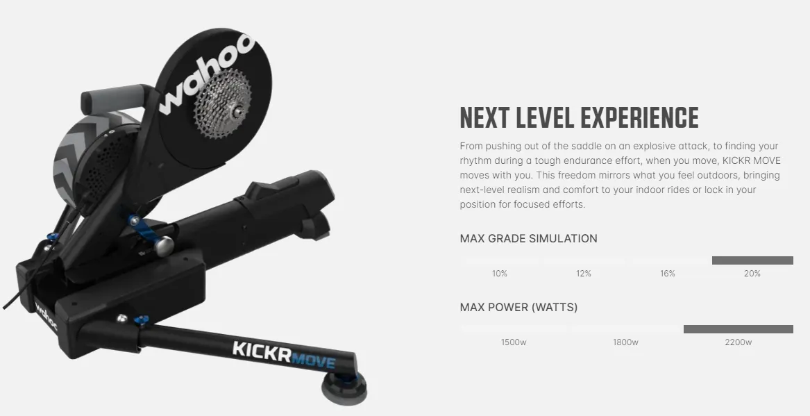 Wahoo Kicker Move Indoor Bike Trainer