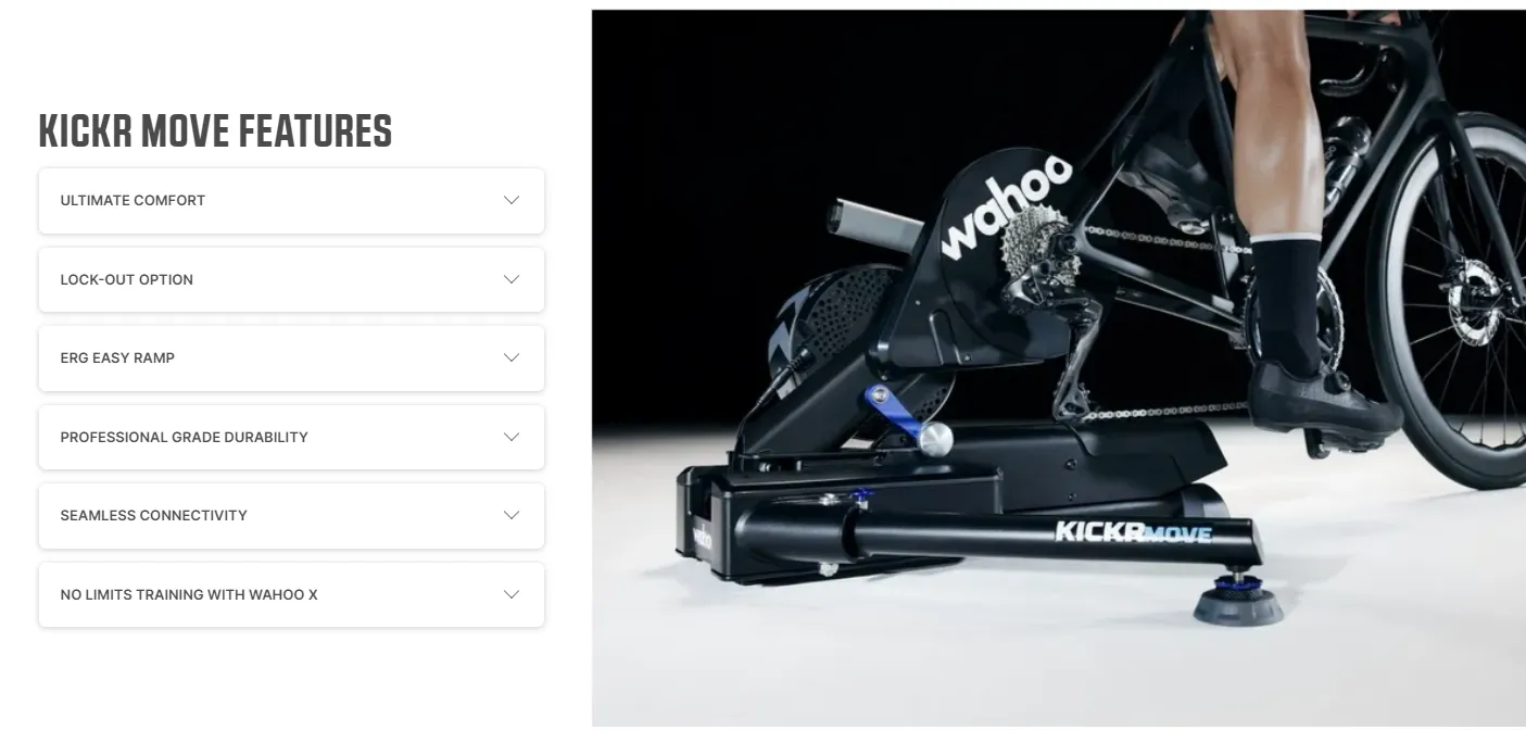 Wahoo Kicker Move Indoor Bike Trainer