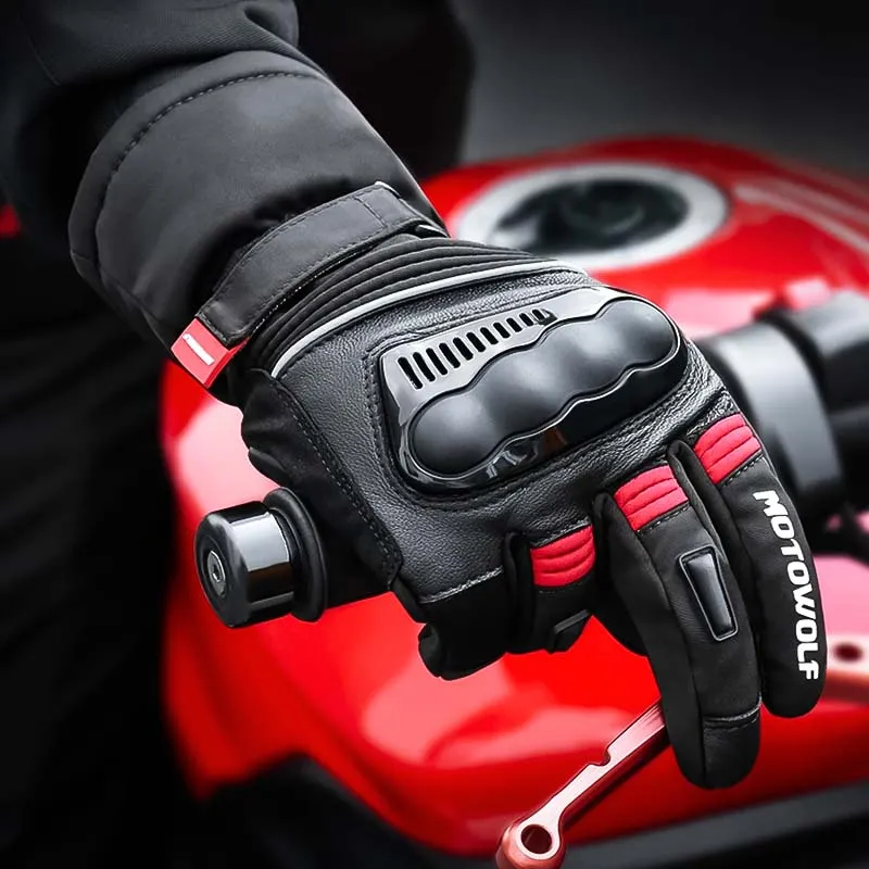 Waterproof Motorcycle Gloves | Winter Touch Screen Moto Riding Gloves