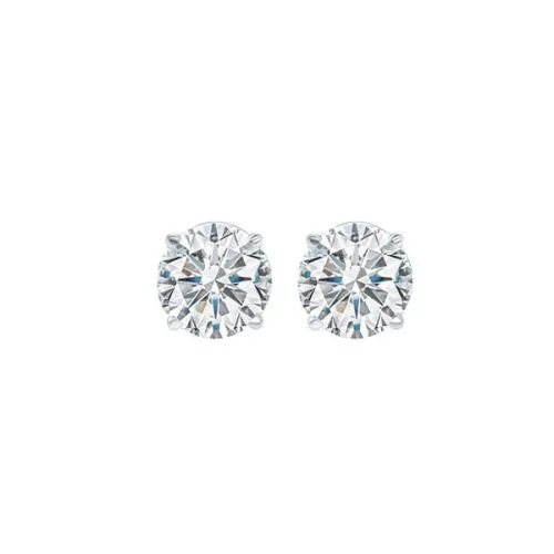 White Gold 3/4ctw Diamond Stud Earrings