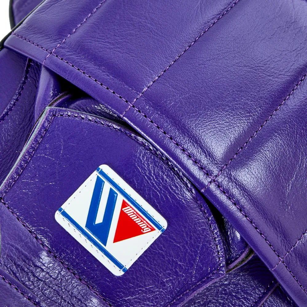WINNING  BOXING SENDAI CUSTOM PUNCH MITTS - PURPLE BLACK