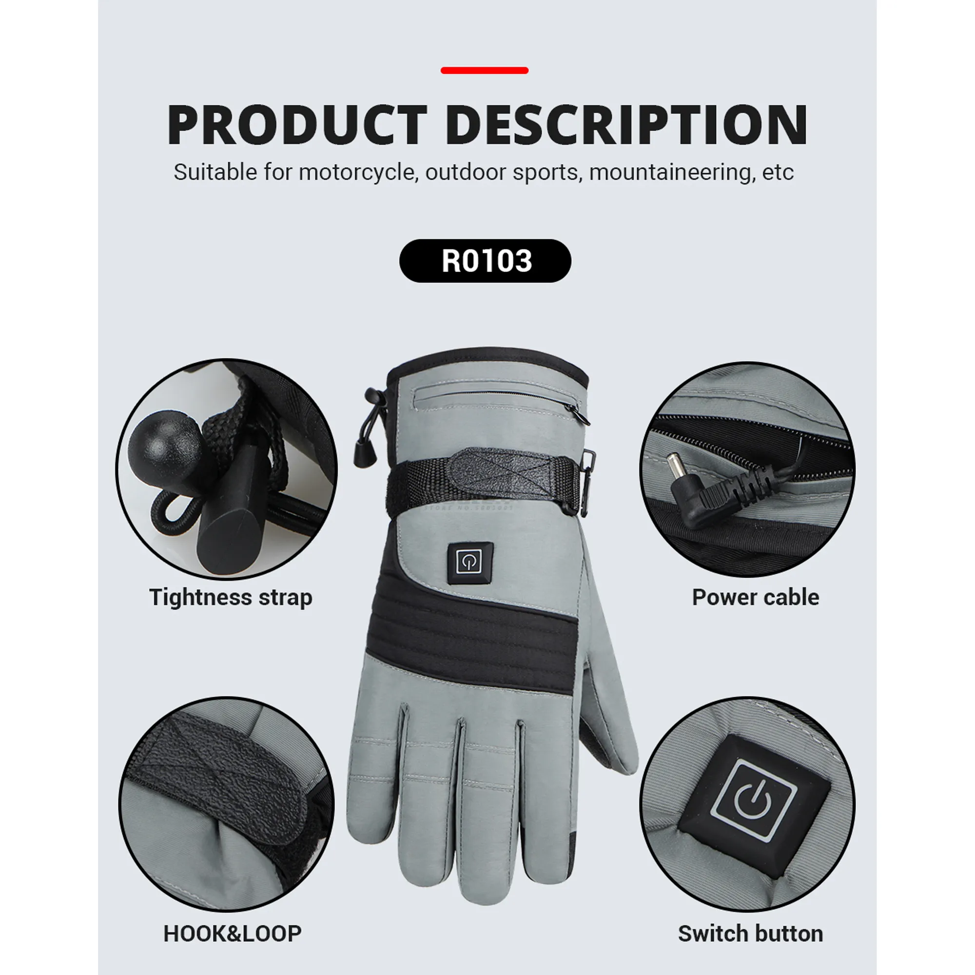 Winter Heated  Gloves