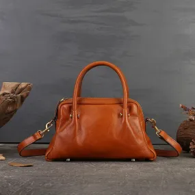Women Retro Genuine Leather Handbag