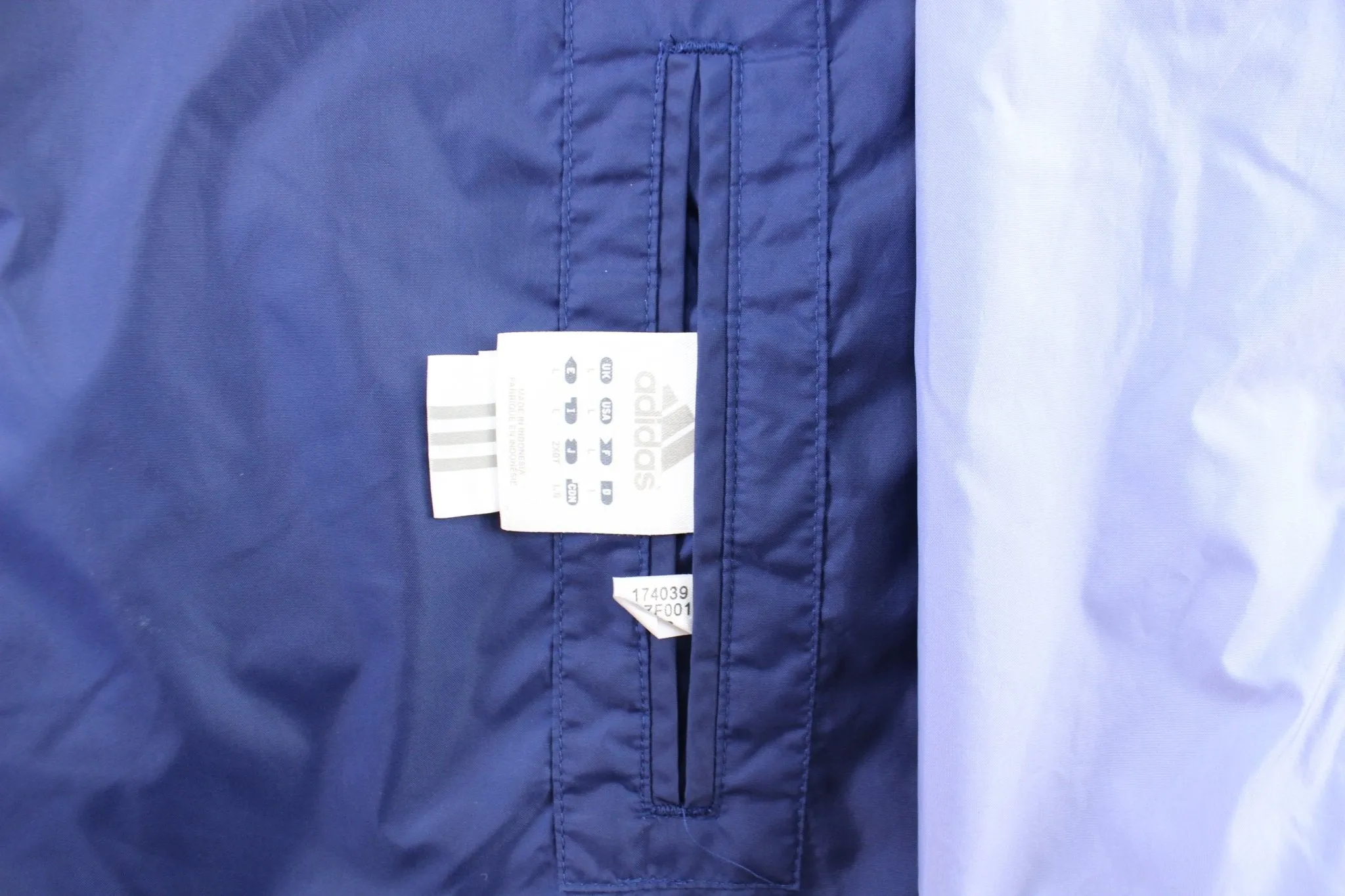 Women's Adidas Embroidered Logo Light Purple Reversible Zip Up Jacket