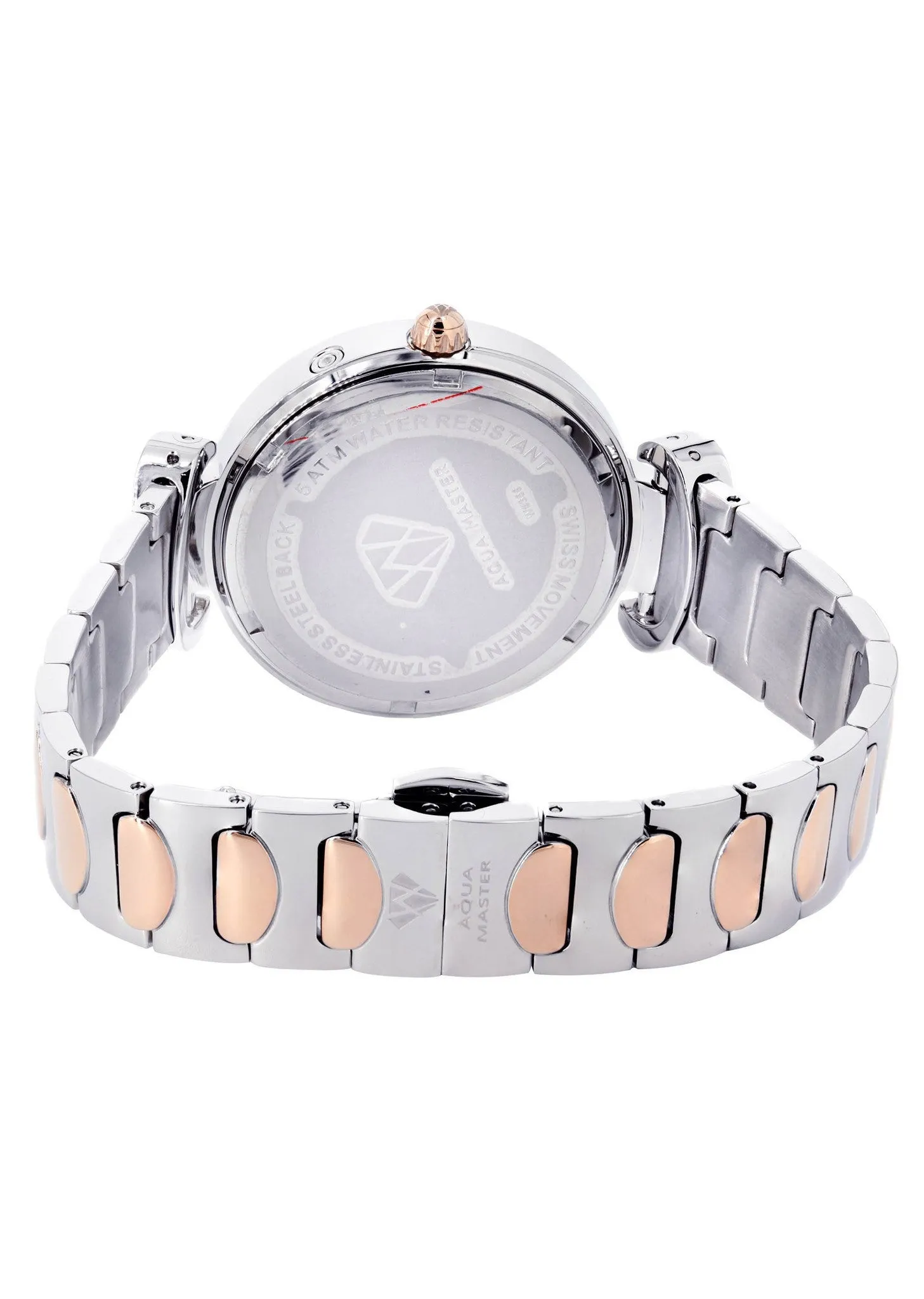 Womens Rose Gold Tone Diamond Watch | Appx 0.31 Carats