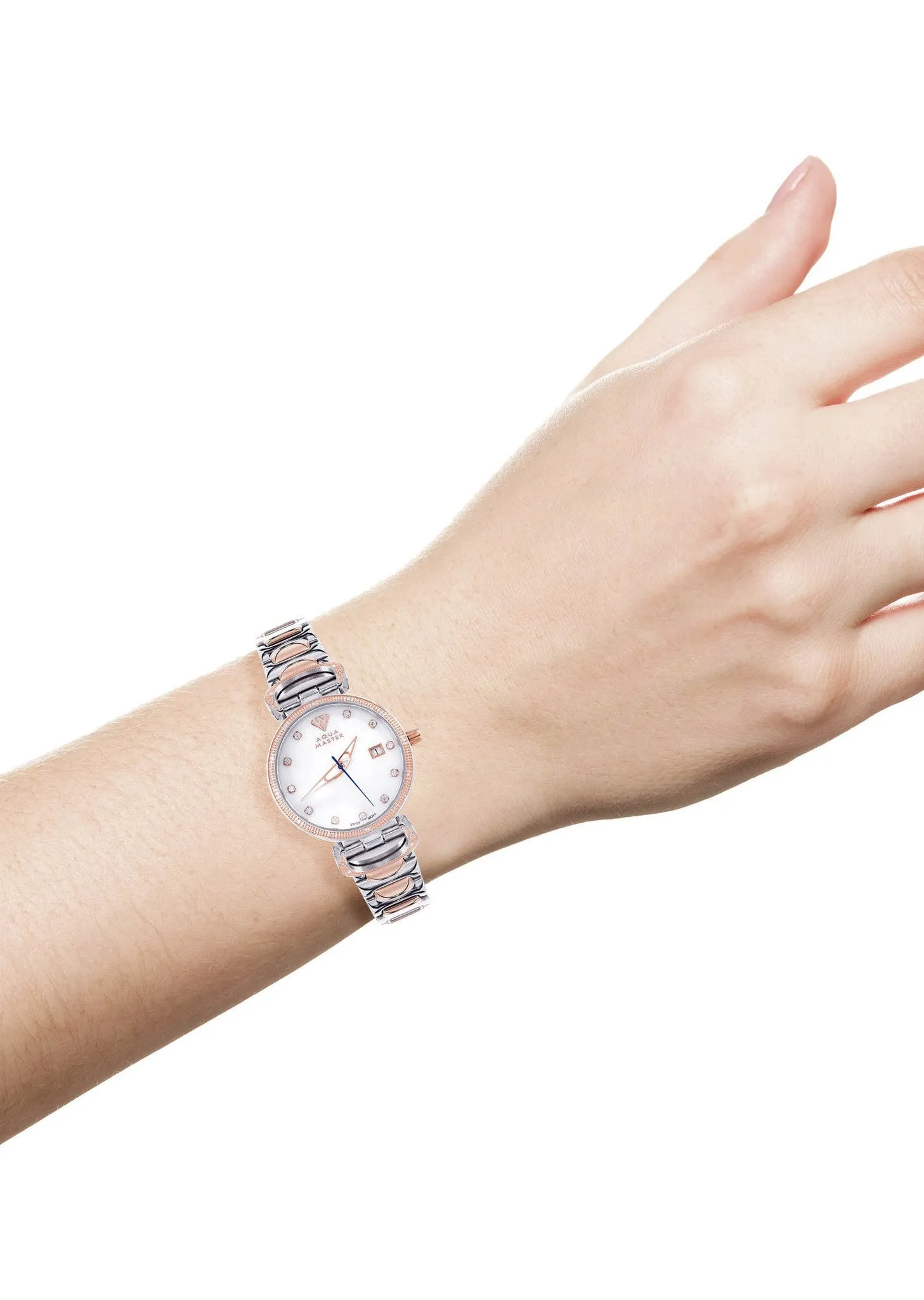Womens Rose Gold Tone Diamond Watch | Appx 0.31 Carats