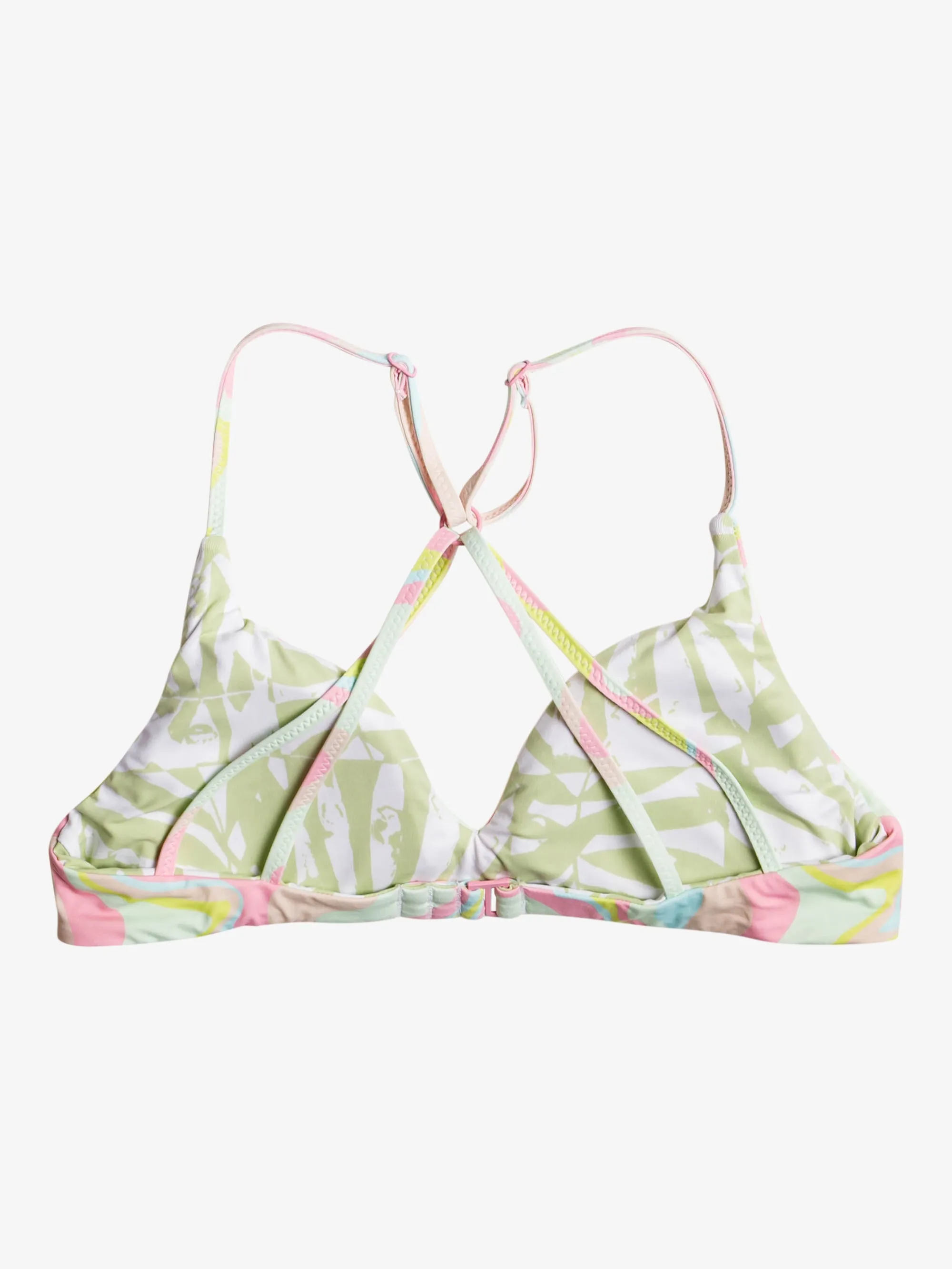 Womens Tropics Hype Reversible Athletic Triangle Bikini Top