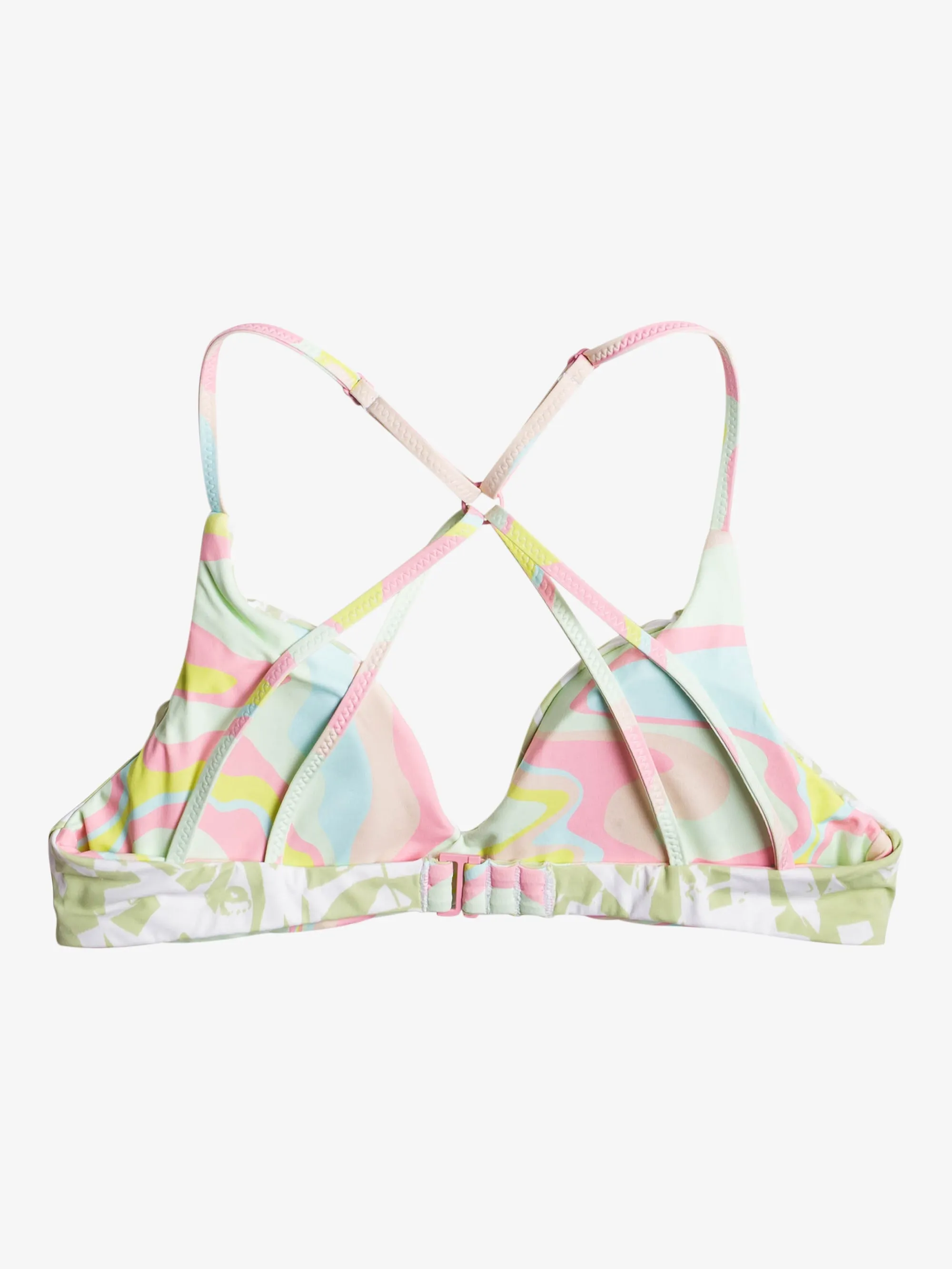 Womens Tropics Hype Reversible Athletic Triangle Bikini Top