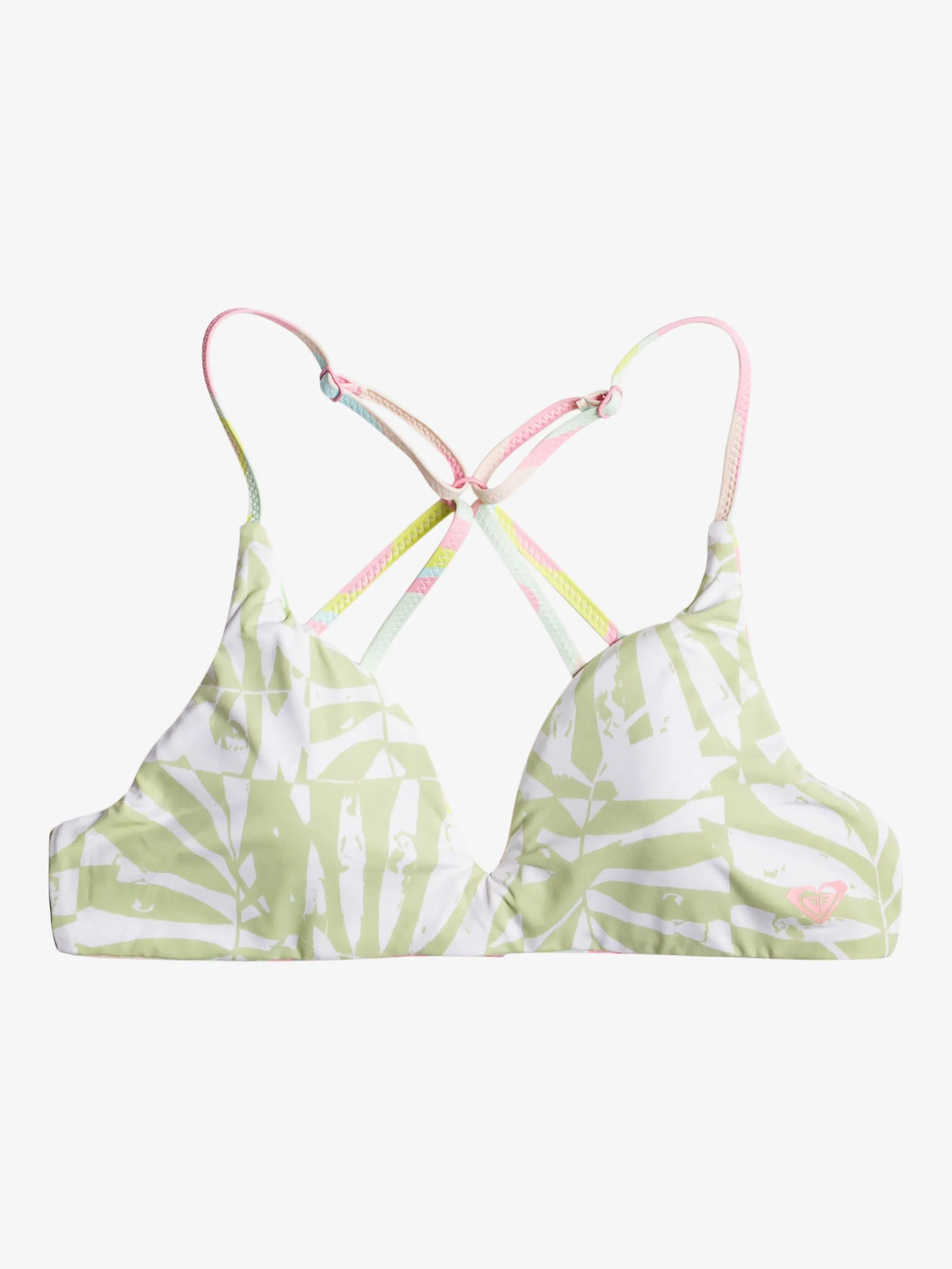 Womens Tropics Hype Reversible Athletic Triangle Bikini Top
