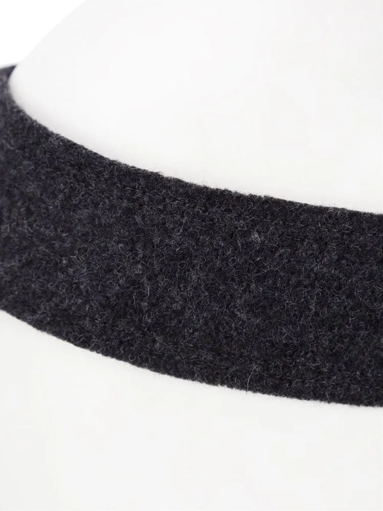 Wool Headband (658 BAND 5 DARK GREY MELANGE)