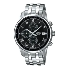 WW0463 Casio Beside Chronograph Stainless Steel Chain Watch BEM-511D-1AVDF