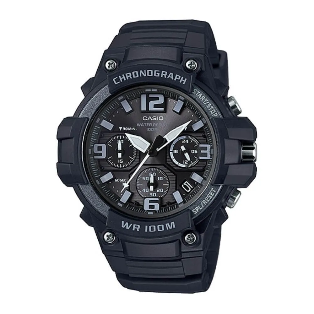 WW0527 Casio Youth Chronograph Sports Resin Belt Watch MCW-100H-1A3VDF
