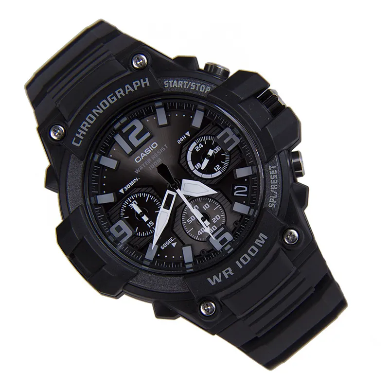 WW0527 Casio Youth Chronograph Sports Resin Belt Watch MCW-100H-1A3VDF