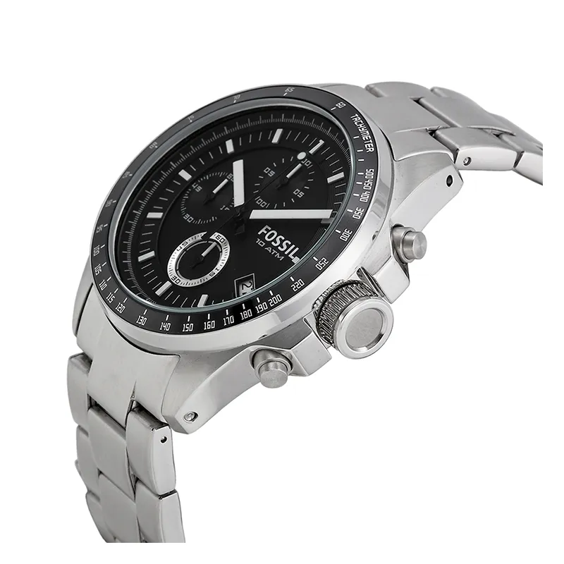 WW0675 Fossil Decker Chronograph Stainless Steel Chain Watch CH2600P