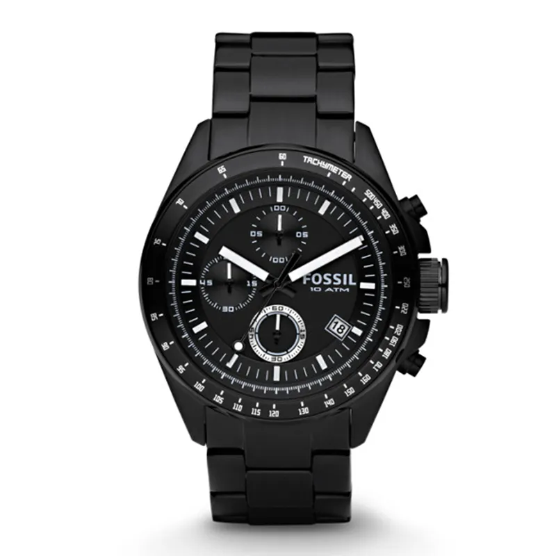 WW0676 Fossil Decker Chronograph Stainless Steel Chain Watch CH2601P