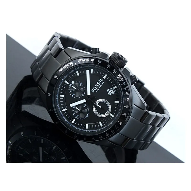 WW0676 Fossil Decker Chronograph Stainless Steel Chain Watch CH2601P