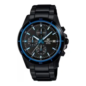 WW2037 Casio Edifice Chronograph Stainless Steel Black Chain Watch EFR-526BK-1A2VUDF
