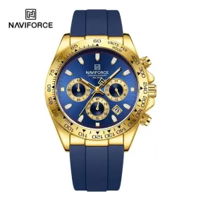 WW2913 Naviforce Chronograph Silicone Belt Watch NF8054