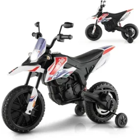 ZUN 12V Electric Kid Dirt Bike for Boys, Battery Powered Motorcycle for Kids, Off Road Motorbike Toy 26127766
